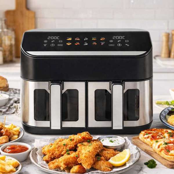 Multi-Heissluftfritteuse Duo Family 9 L