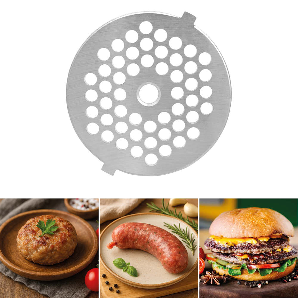5 MM Lochscheibe für grobes Hackfleisch für z.B italiensche oder polnische Frühstückswürste, Hamburger, Frikadellen.