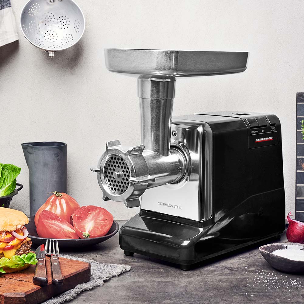 Mincer Pro with max. 1000 watt power and stainless steel front panel