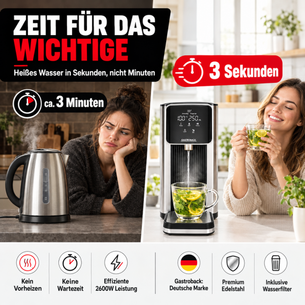 Design Heißwasserspender Quick Tea