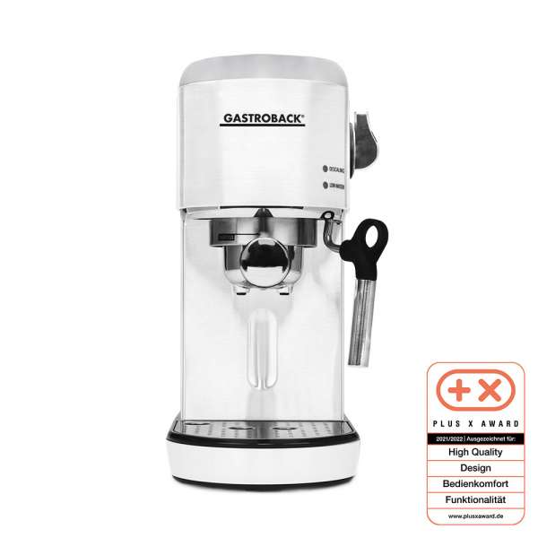 GASTROBACK® GASTROBACK® Siebträgermaschine - 42717 Design Espresso Piccolo Weiß
