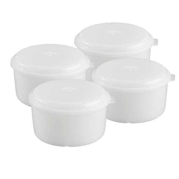 Set of 4 ice containers with lids for 42905 Ice Shaver