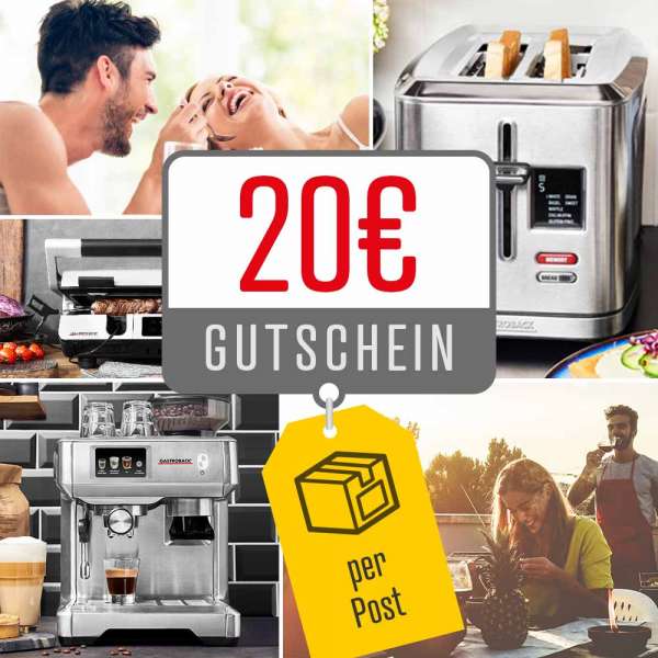 Geschenkgutschein 20 € per Postversand