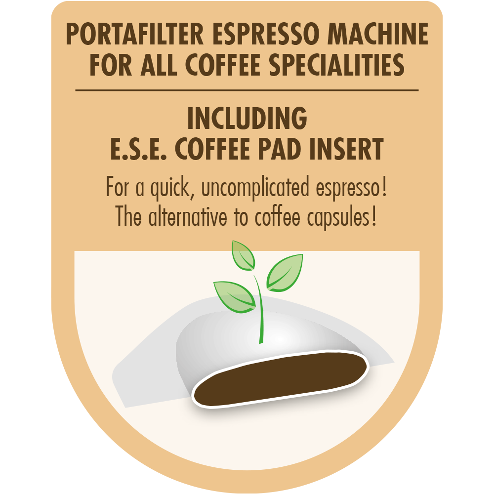 GASTROBACK® Portafilter Espresso Machine - 42721 - Design Espresso Piccolo Pro