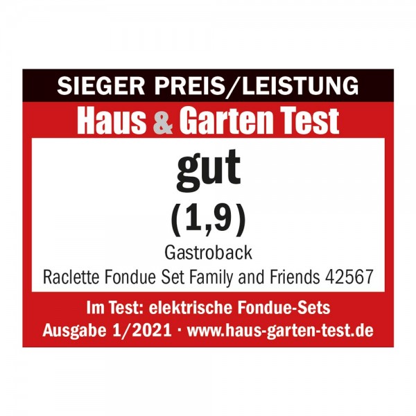 Raclette Fondue Set Family and Friends