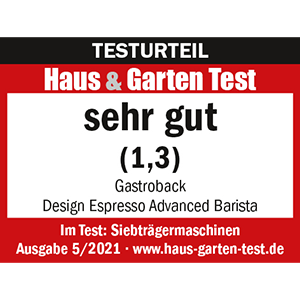 GASTROBACK® Siebträgermaschine - 42624 DER FEINSCHMECKER Espressomaschine als Sonderedition mit edlen Hölzern GASTROBACK® Siebträgermaschine - 42624 DER FEINSCHMECKER Espressomaschine als Sonderedition mit edlen Hölzern