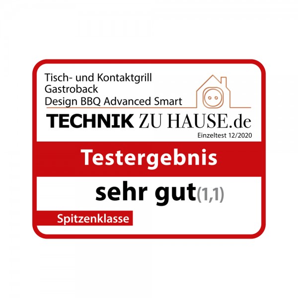 GASTROBACK® Kontaktgrill - 42542 Design BBQ Advanced Smart