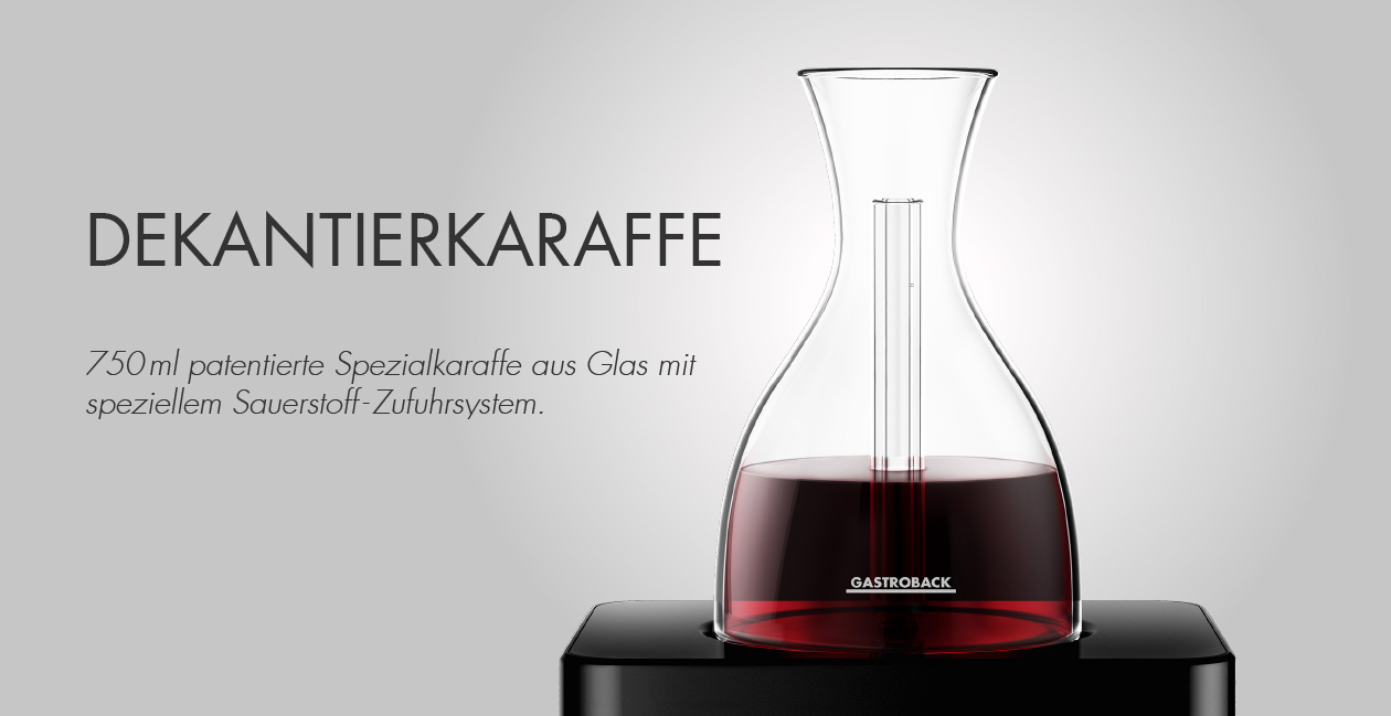 Glas-Dekantierkaraffe