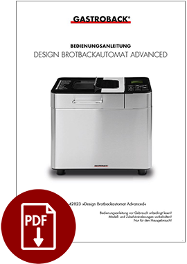 40145 - Design Brotbackautomat Advanced - BDA