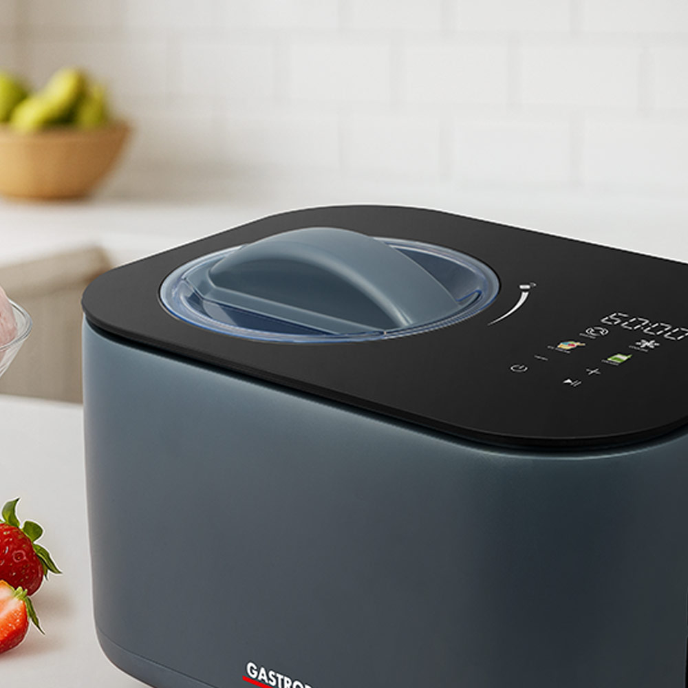 GASTROBACK® Ice Cream Maker - 42901 - Mini Gelateria 2-in-1 Compressor Ice Cream Maker 1 l - Ice cream maker and yogurt maker without pre-cooling, compact, quiet, and powerful GASTROBACK® Ice Cream Maker - 42901 - Mini Gelateria 2-in-1 Compressor Ice Cream Maker 1 l - Ice cream maker and yogurt maker without pre-cooling, compact, quiet, and powerful