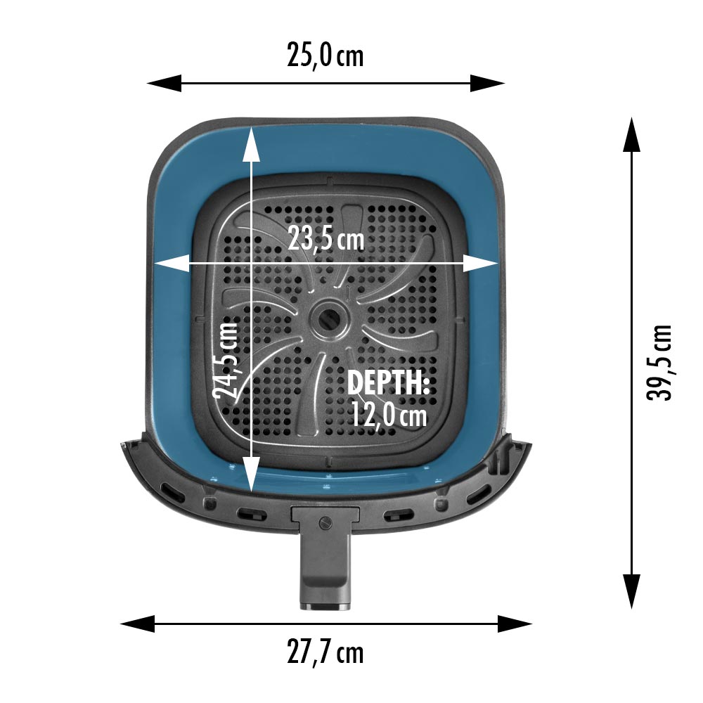 GASTROBACK® Airfryer - 42585 - Multi Hot Airfryer Heat & Crisp Family 8 L