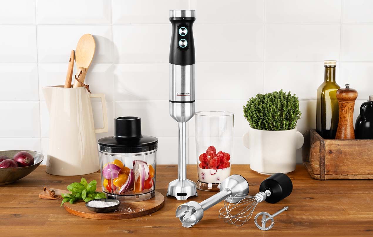 GASTROBACK® Stabmixer - 40972 - Design Power Stabmixer Set 5-IN-1 - 1200 Watt