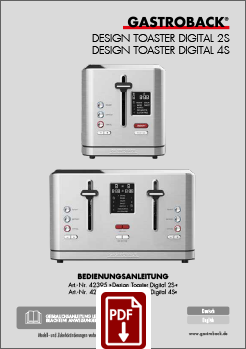 42395 - Design Toaster Digital 2S - BDA
