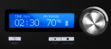 Beleuchtetes LCD-Display
