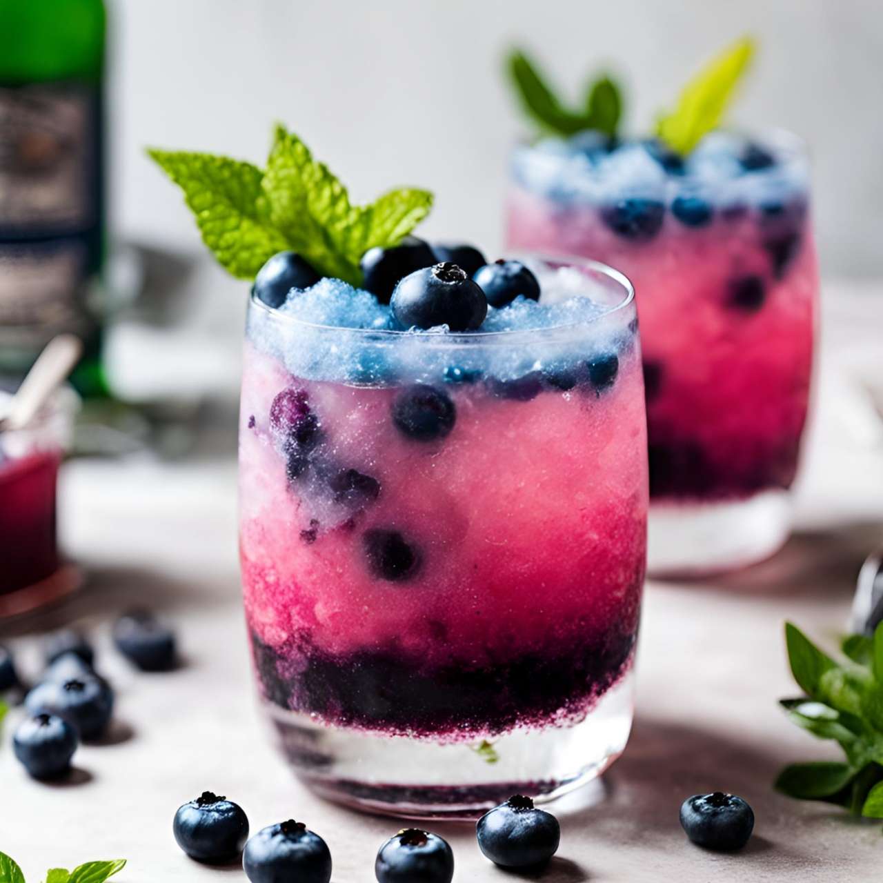 Shaved-Blaubeer-Gin-Longdrink-Shaved-Ice-Slush-Eis-Granita-Rezepte