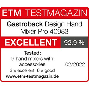 GASTROBACK® Hand Mixer - 60983 Design Hand Mixer Pro