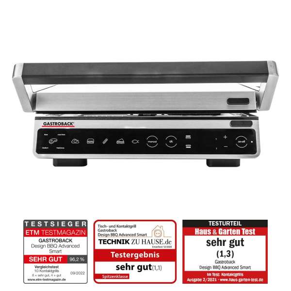 GASTROBACK® Kontaktgrill GASTROBACK® Kontaktgrill - 42542 Design BBQ Advanced Smart