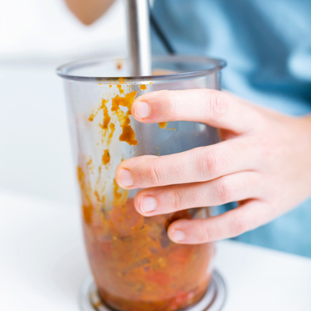 Leistungsstarker Stabmixer (800 Watt) aus Edelstahl