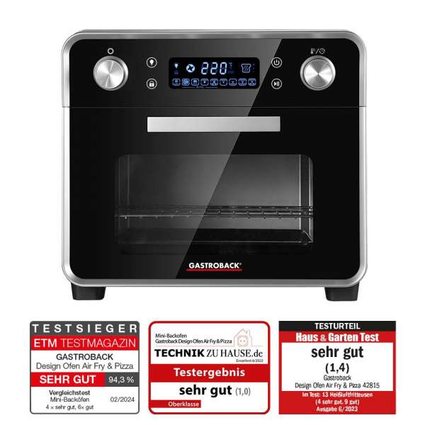 GASTROBACK® Mini Ofen - GASTROBACK® Mini Ofen - 42815 - Design Ofen Air Fry & Pizza