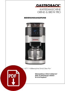 42711 - Coffee Machine Grind & Brew Pro - IM