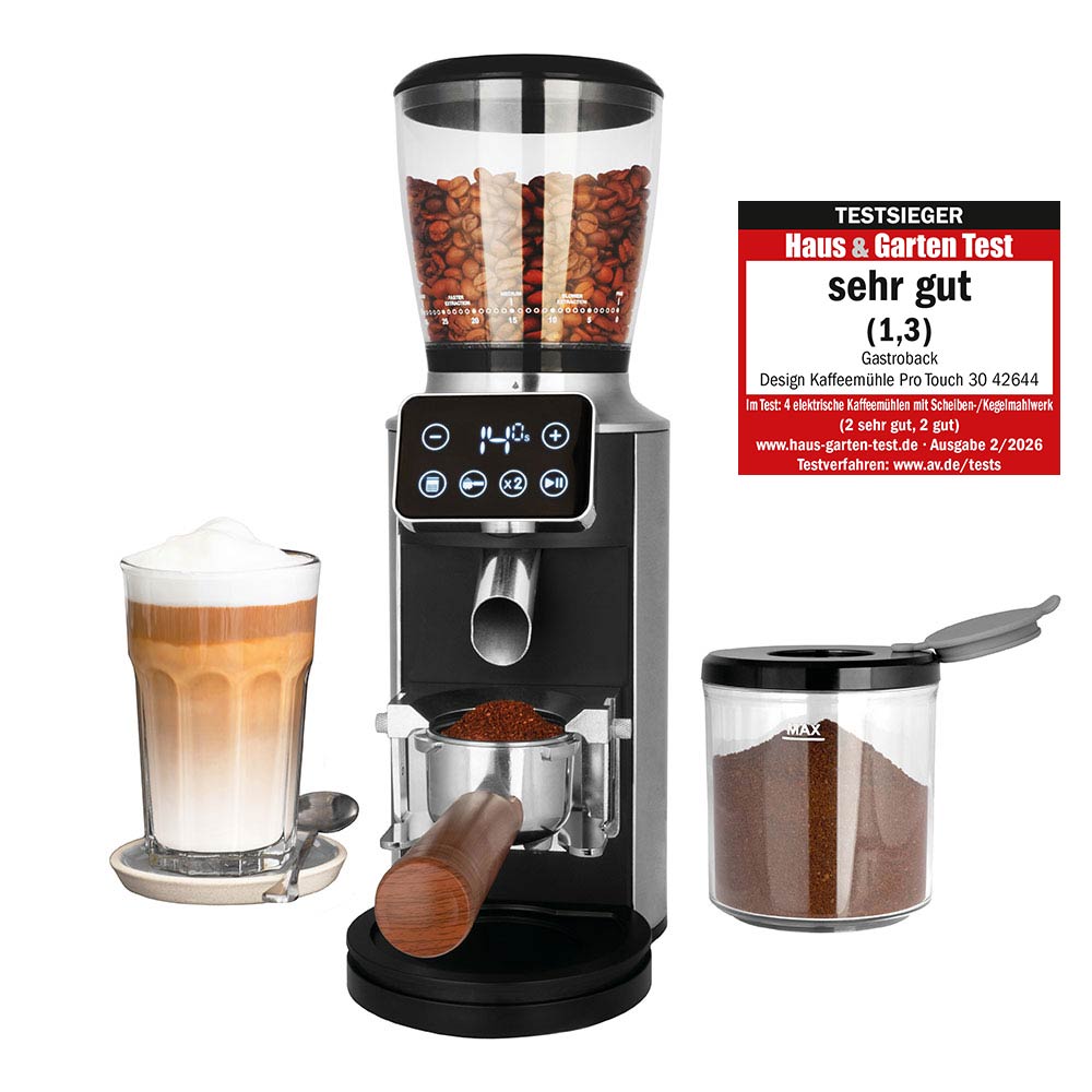 Gastroback coffee grinder Pro Touch 30 – electric with conical grinder