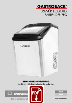 GASTROBACK® Eiswürfelbereiter - Eiswürfelbereiter Bartender Pro - 41143