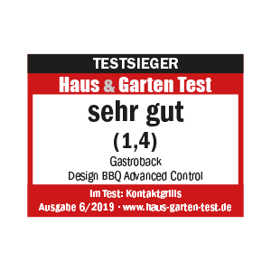 TESTSIEGER Kontaktgrills - GASTROBACK® Design BBQ Advanced Control 42539 - Haus und Garten Test 2019