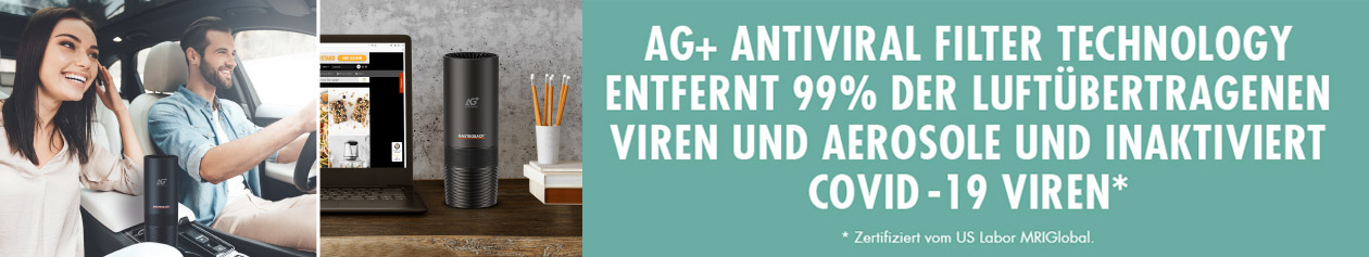 GASTROBACK® Luftreiniger AG+ AirProtect Portable mit AG+ Antiviral Technology