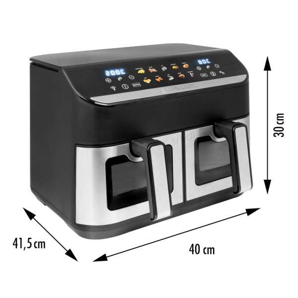 Multi-Heissluftfritteuse Duo Family 9 L