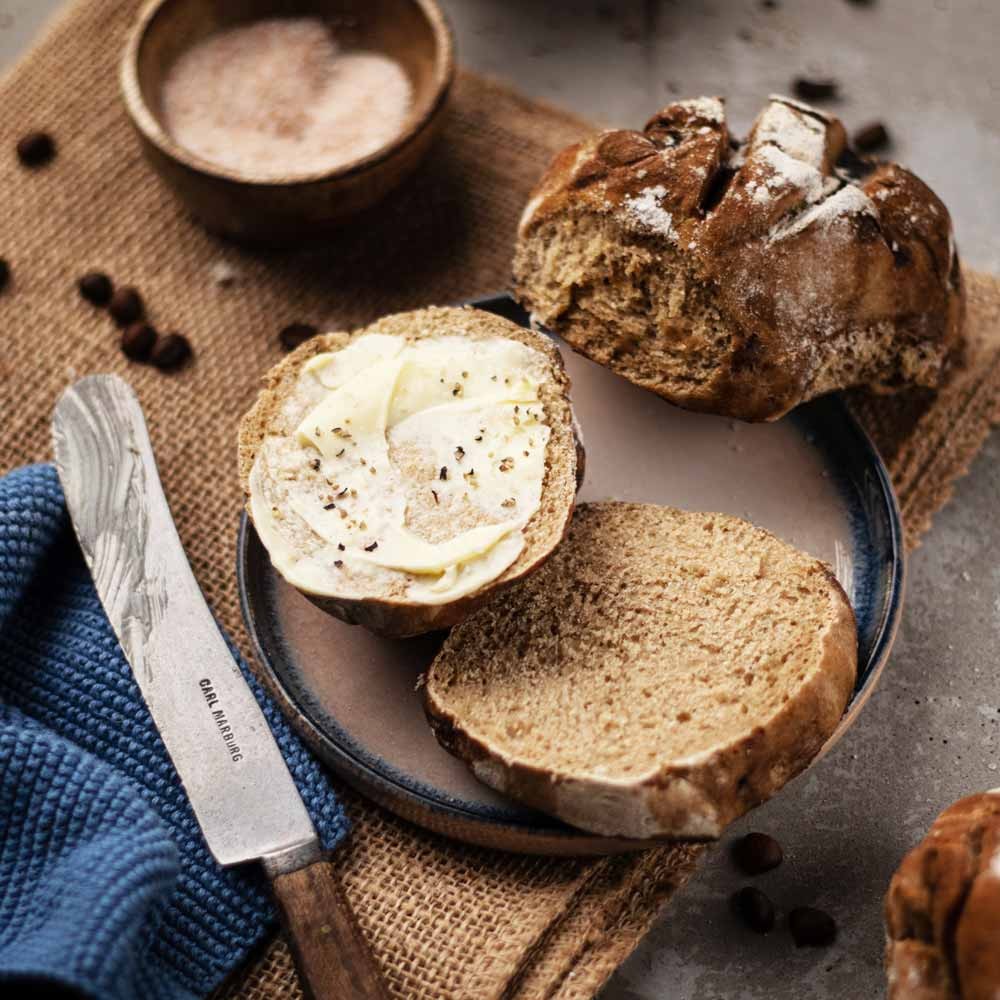 Espresso sourdough buns