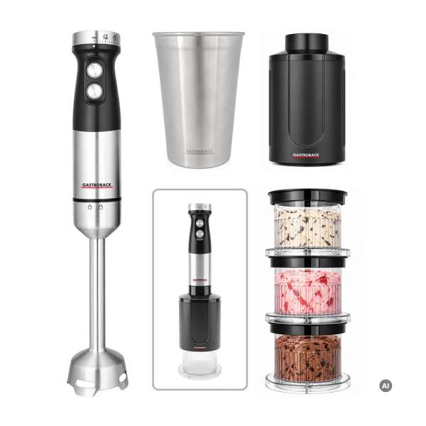 GASTROBACK® Hand Blender - 41010 - Power Hand Blender + Ice Cream