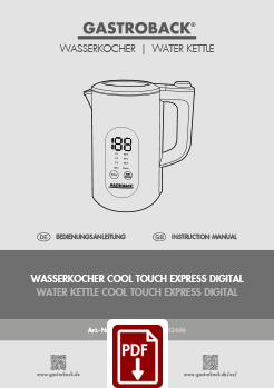 42436 - Design Wasserkocher Cool Touch - IM