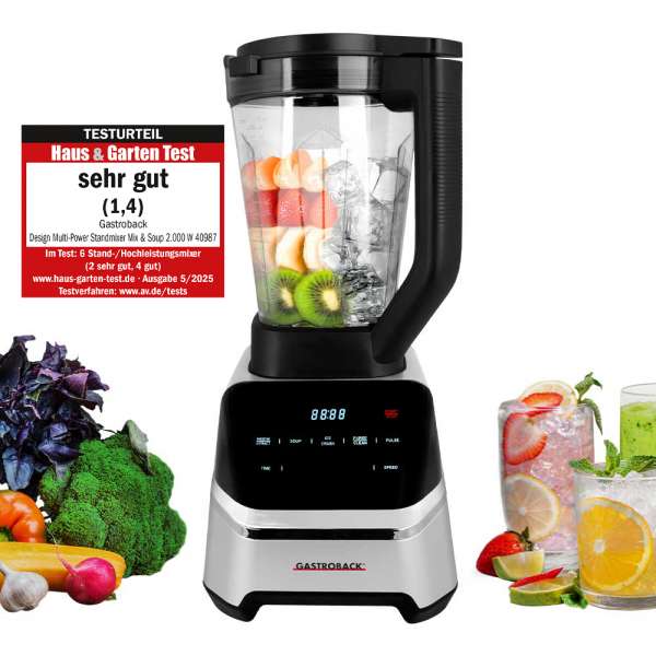 GASTROBACK® Mixer -  GASTROBACK® Mixer - 40987 - Design Multi-Power Standmixer Mix & Soup 2.000 W