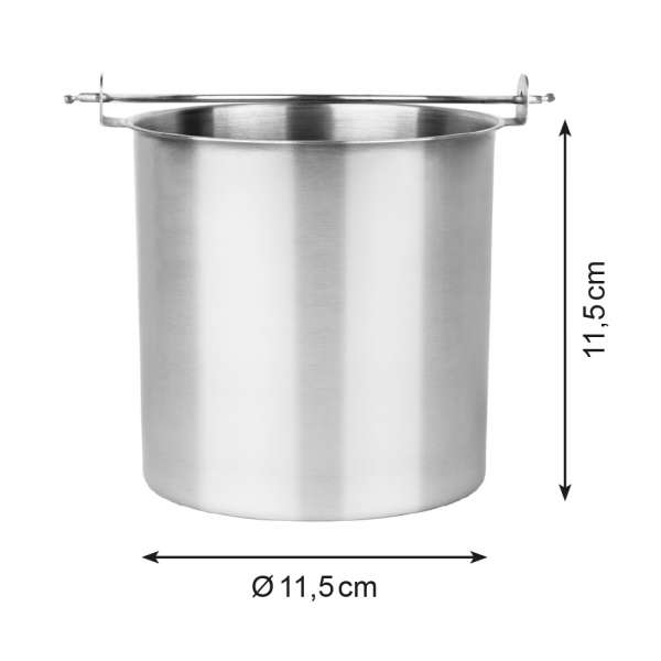 Edelstahl-Eiscremebehälter f. 42901