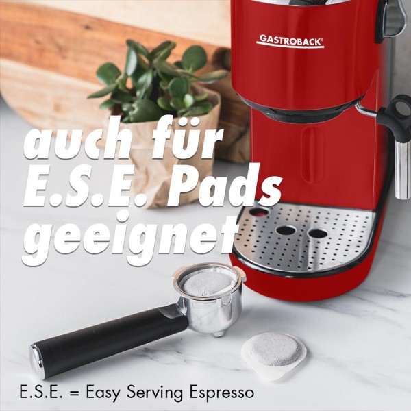GASTROBACK® Portafilter Machine - 42719 Design Espresso Piccolo black
