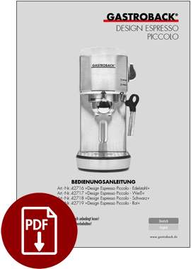 42716 - Design Espresso Piccolo - BDA