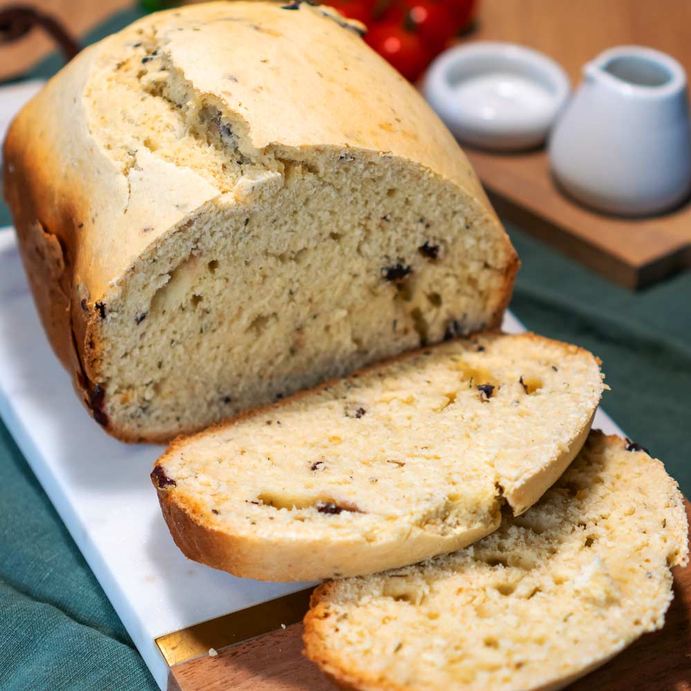 Schnelles Kräuter-Oliven-Brot mit Backpulver | GASTROBACK®