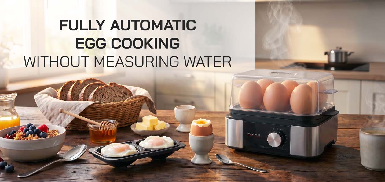 GASTROBACK® Egg cooker - 42803 - Smart egg cooker EasyCook 6