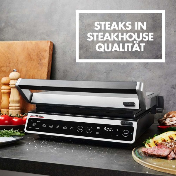 GASTROBACK® Kontaktgrill - 42542 Design BBQ Advanced Smart