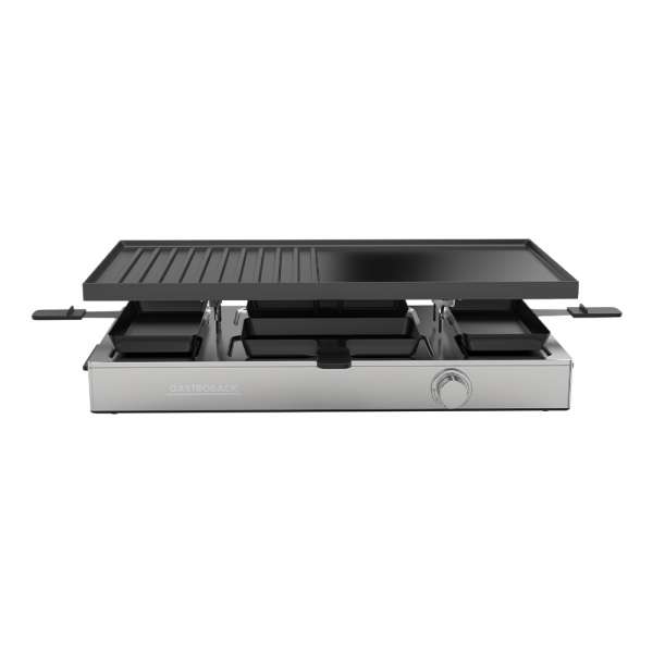 GASTROBACK - 42563 - Raclette Grill & Pancake Station - for 8 people - 2-in-1 - versatile multifunctional appliance - XXL double pans