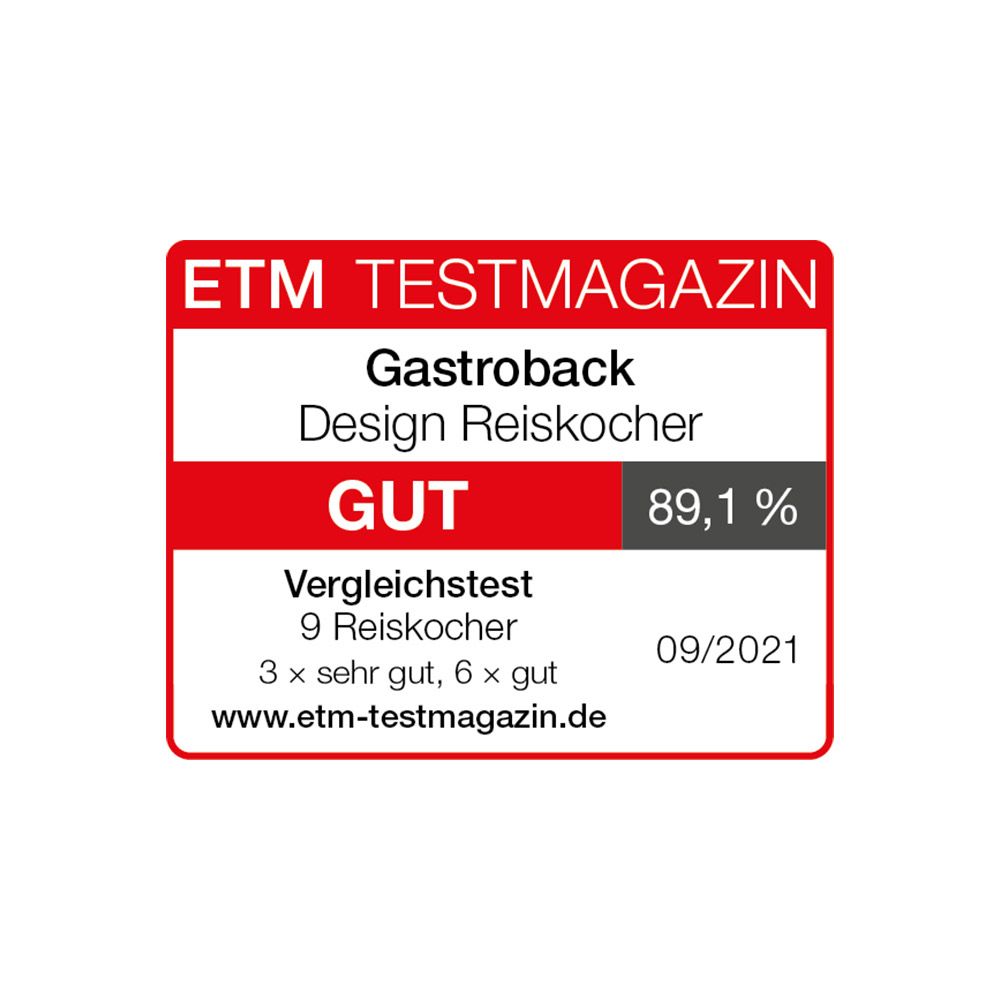 GASTROBACK® Rice Cooker - 42507 Design Rice Cooker