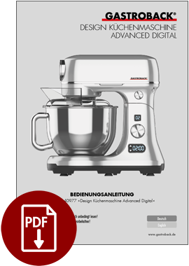 40977 - Design Küchenmaschine Advanced Digital - BDA