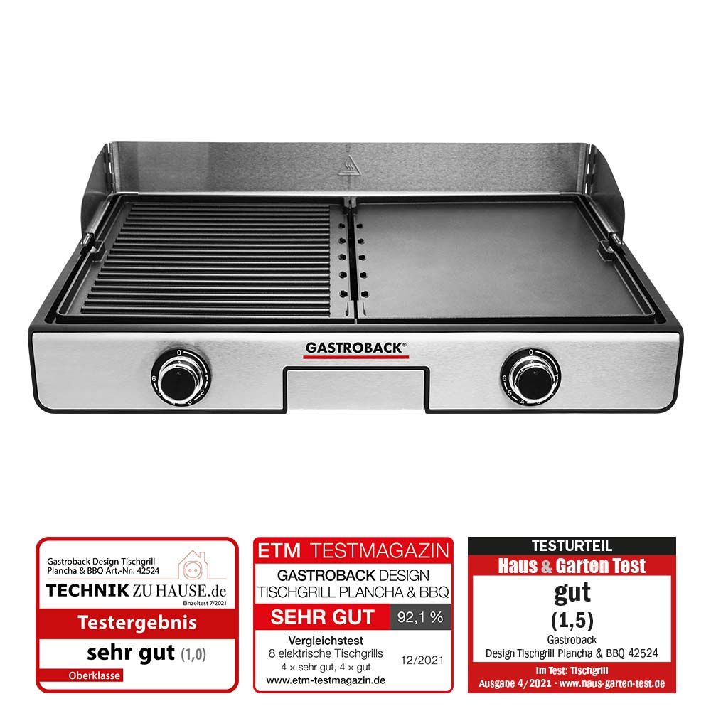 Design Tischgrill Plancha & BBQ