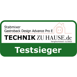 TEST WINNER Hand Blender - GASTROBACK® Design Hand Blender Advanced Pro E 40976 - Technik zu Hause 2022