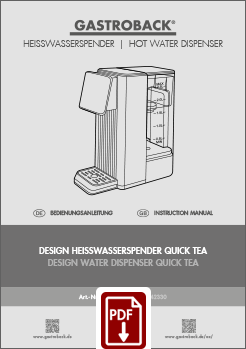 GASTROBACK® Heißwasserspender - 42330 - Design Heißwasserspender Quick Tea - BDA