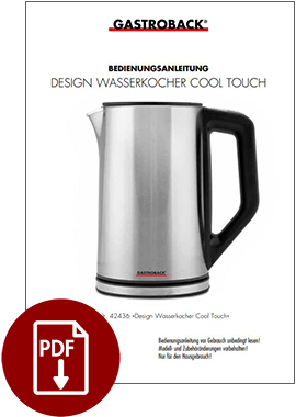 42436 - Design Wasserkocher Cool Touch - IM