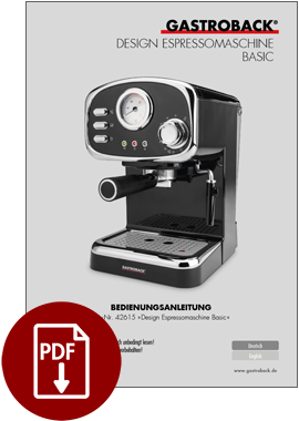 42615 - Design Espressomaschine Basic - BDA