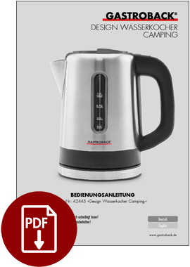 42445 - Design Water Kettle Camping - BDA